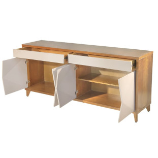 Buffet Turim com 04 Portas e 02 Gavetas em Detalhes Laqueados